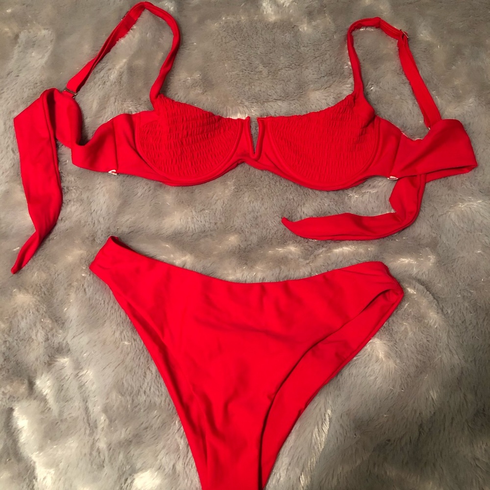 NWOT Zaful Red Bikini